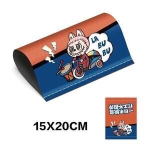 NEW fanmade labubu car sticker care label home decoration